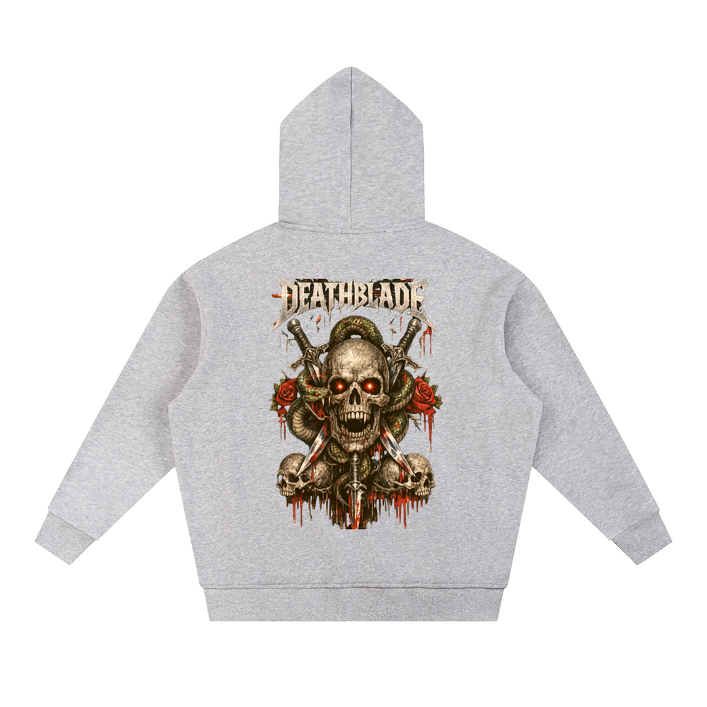 Sun Fade Contrast Tape Fleece Hoodie