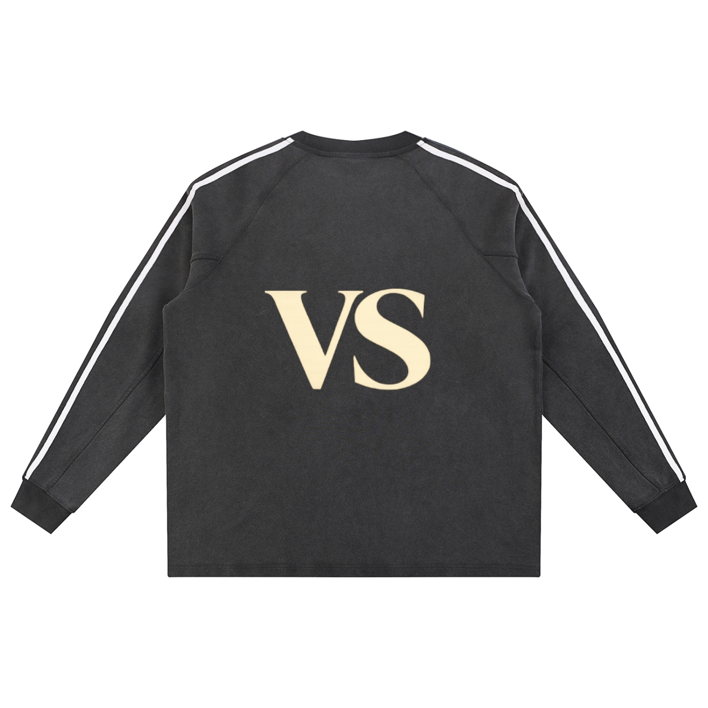 Snow Washed Contrast Tape Sweatshirt