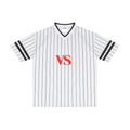 Unisex Striped Loose V-Neck T-Shirt