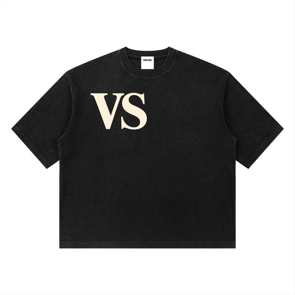 Unisex Mineral Wash Waffle Boxy T-Shirt