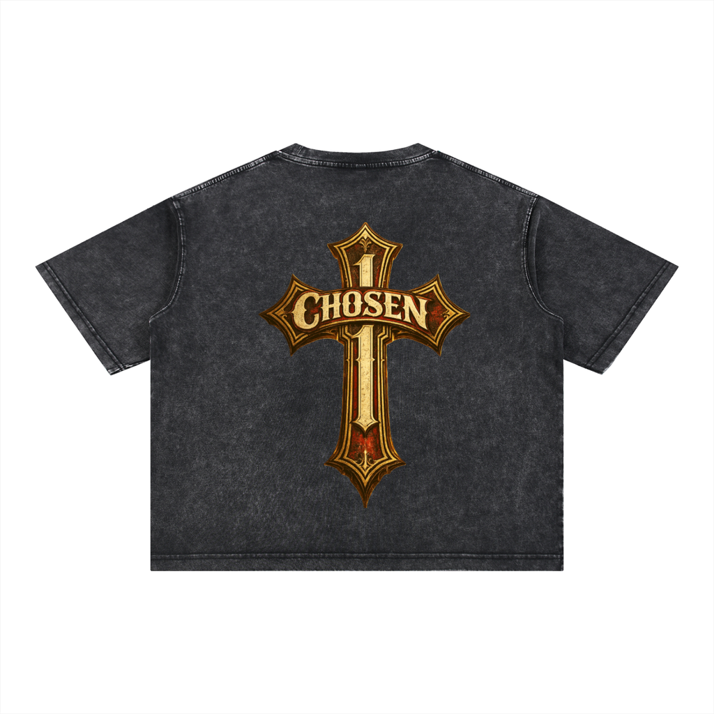 Mineral Wash Boxy Cotton T-Shirt