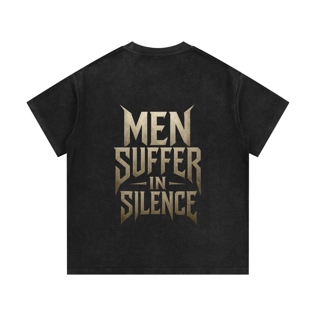Mineral Wash Waffle Knit T-Shirt