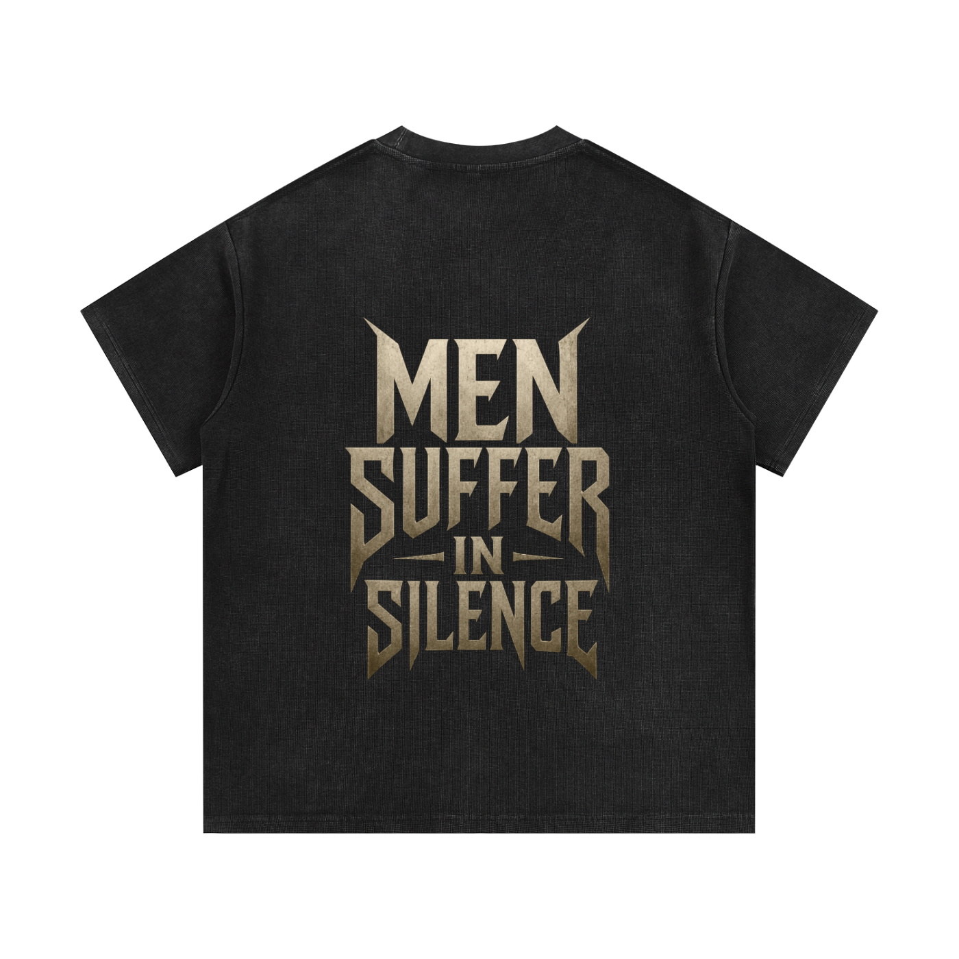 Mineral Wash Waffle Knit T-Shirt