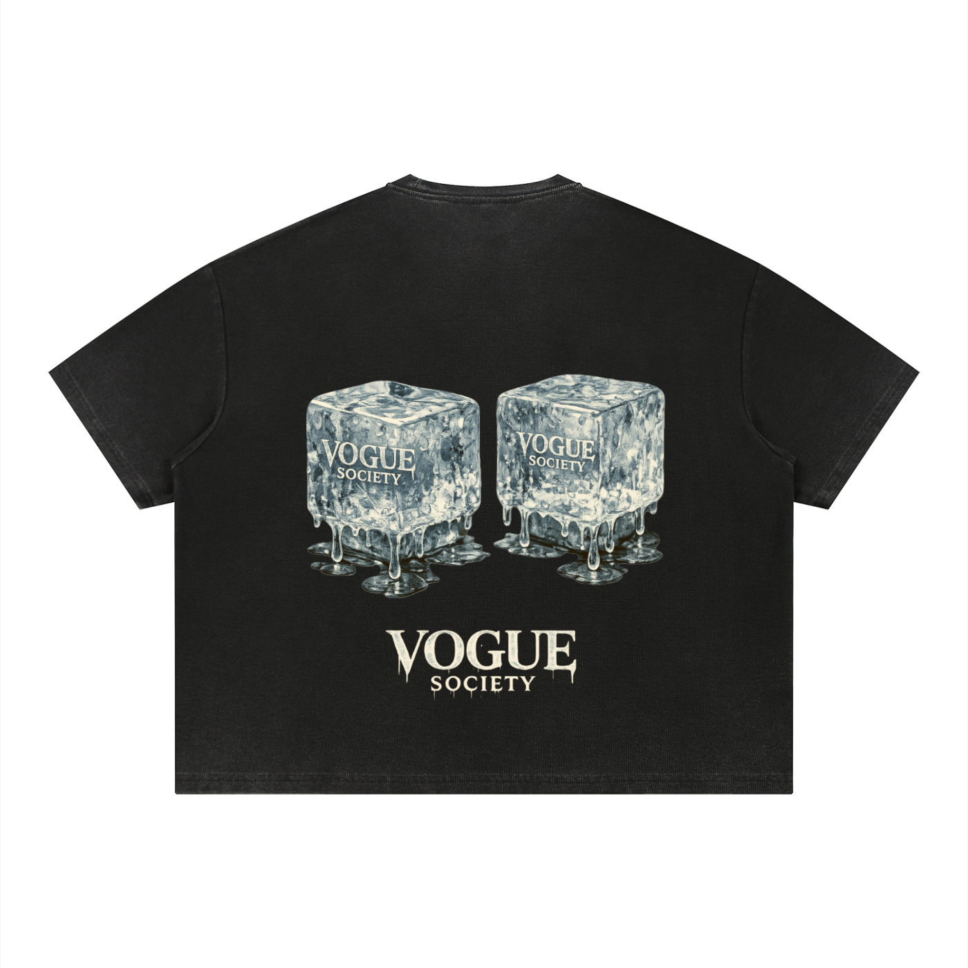 Unisex Vintage Wash Sunfade Boxy Waffle T-Shirt