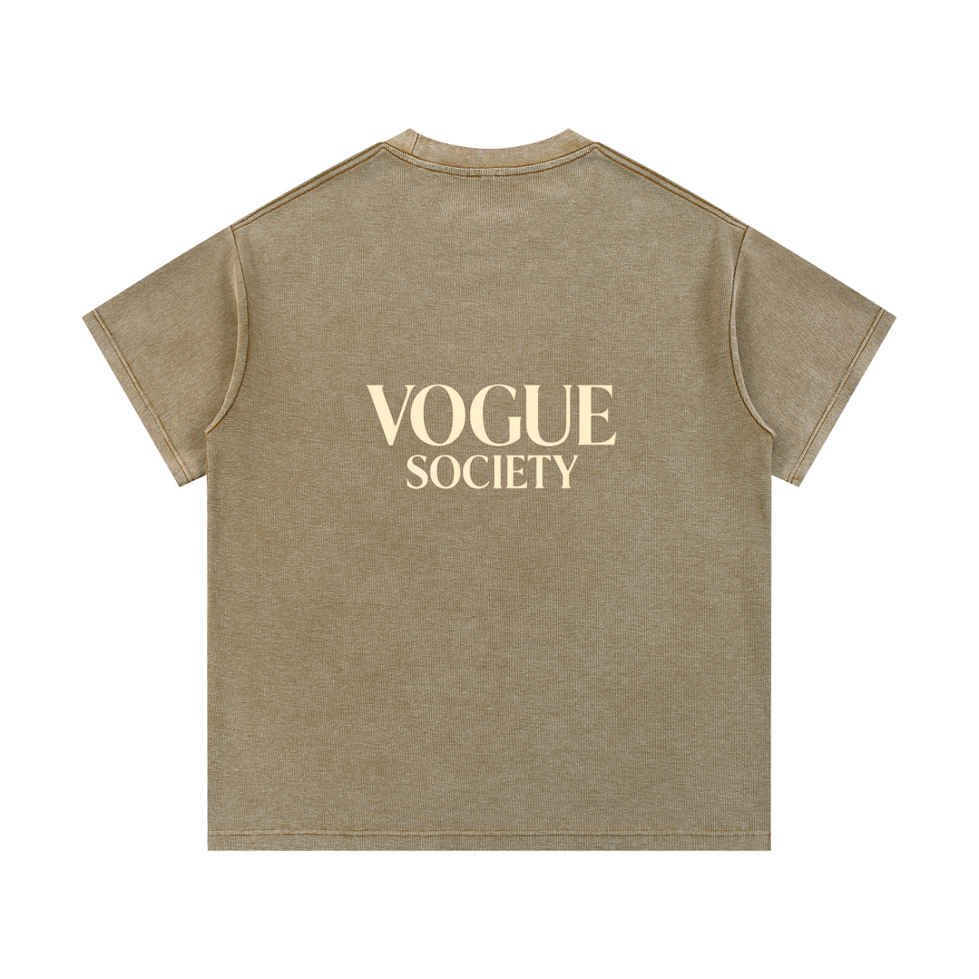Mineral Wash Waffle Knit T-Shirt