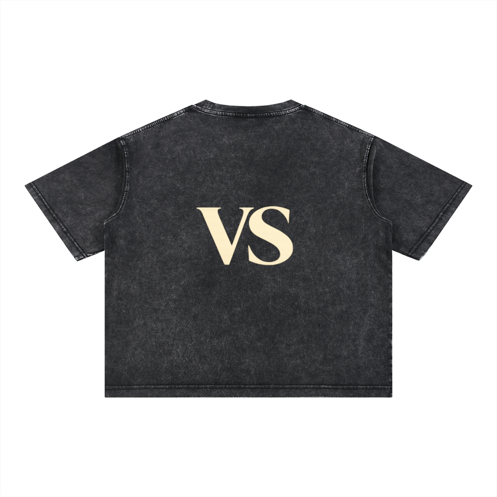Mineral Wash Boxy Cotton T-Shirt