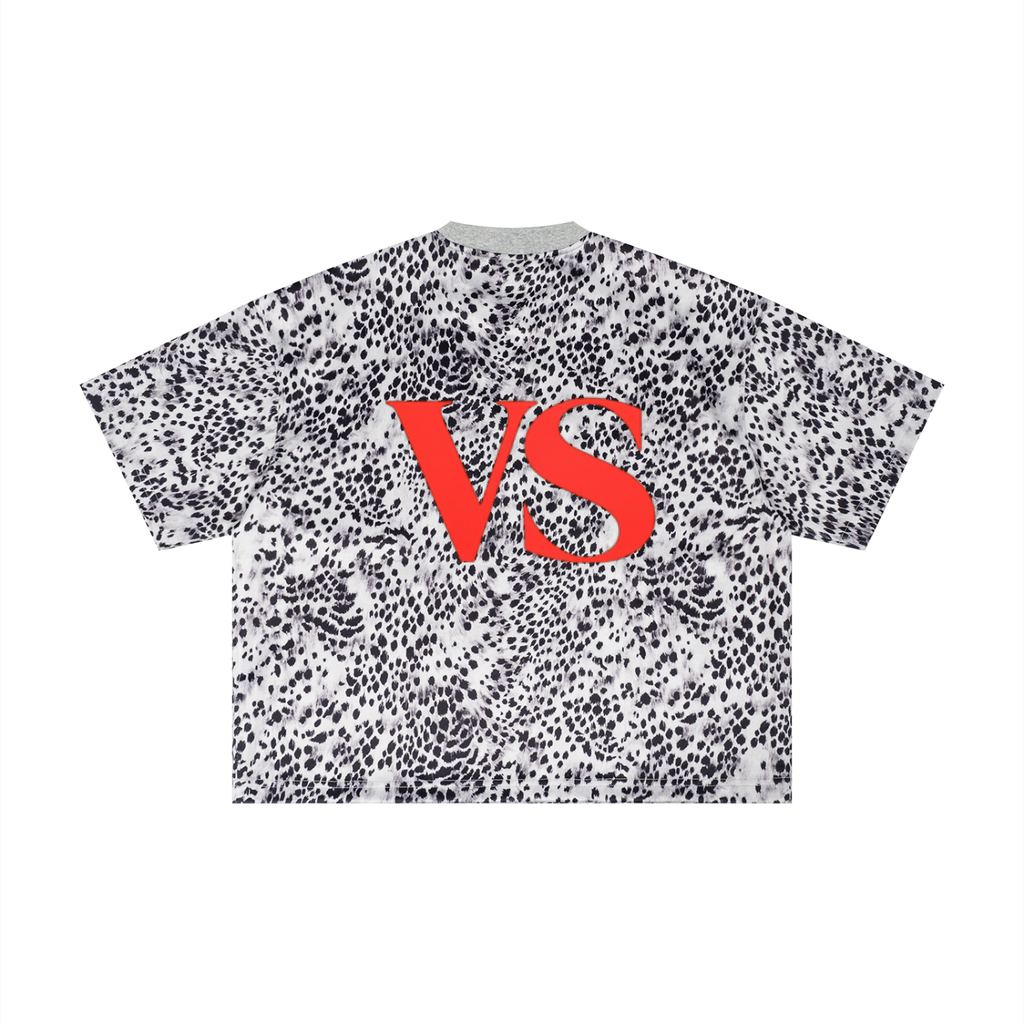 Unisex Leopard Print Boxy T-Shirt