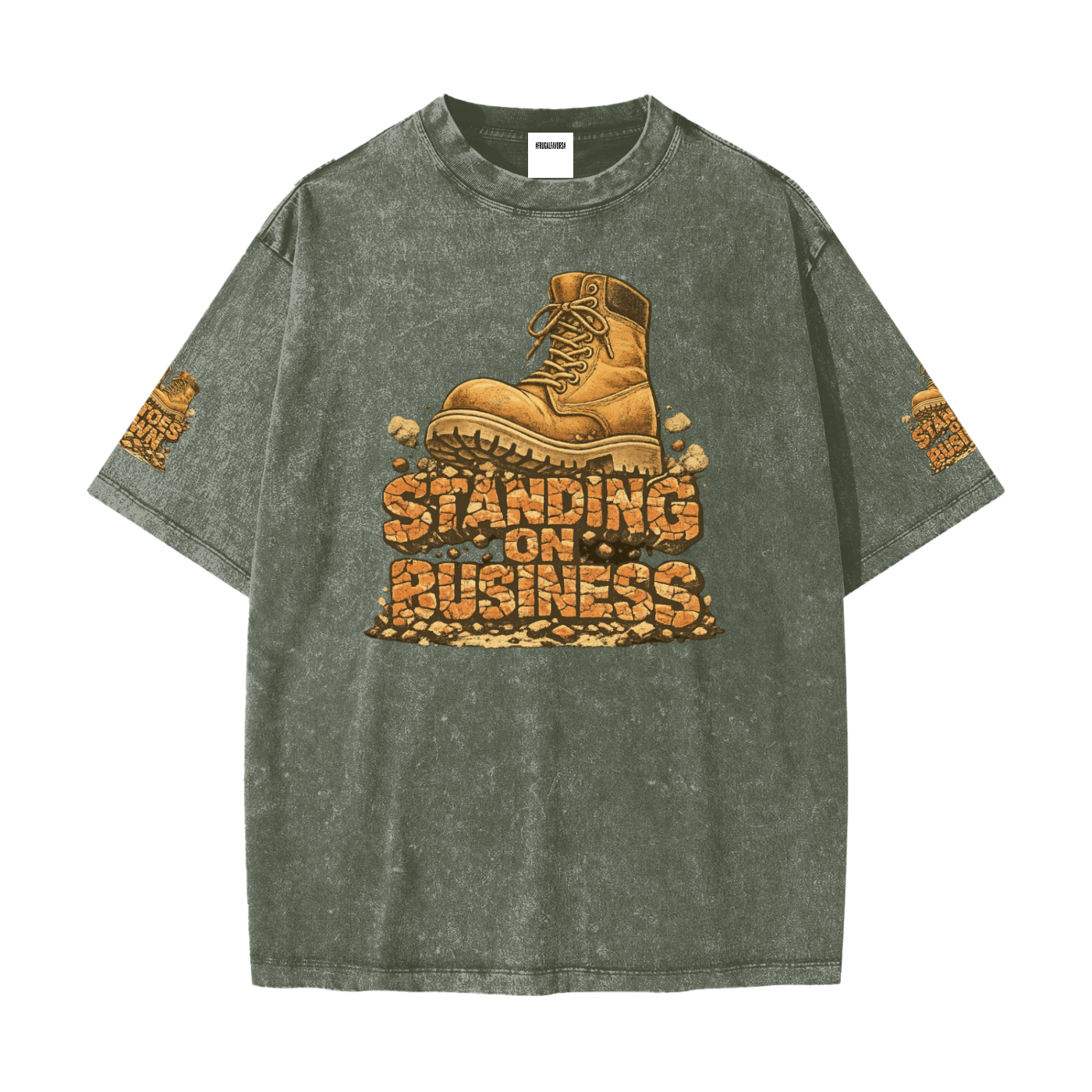 Heavyweight Snow Washed T-Shirt