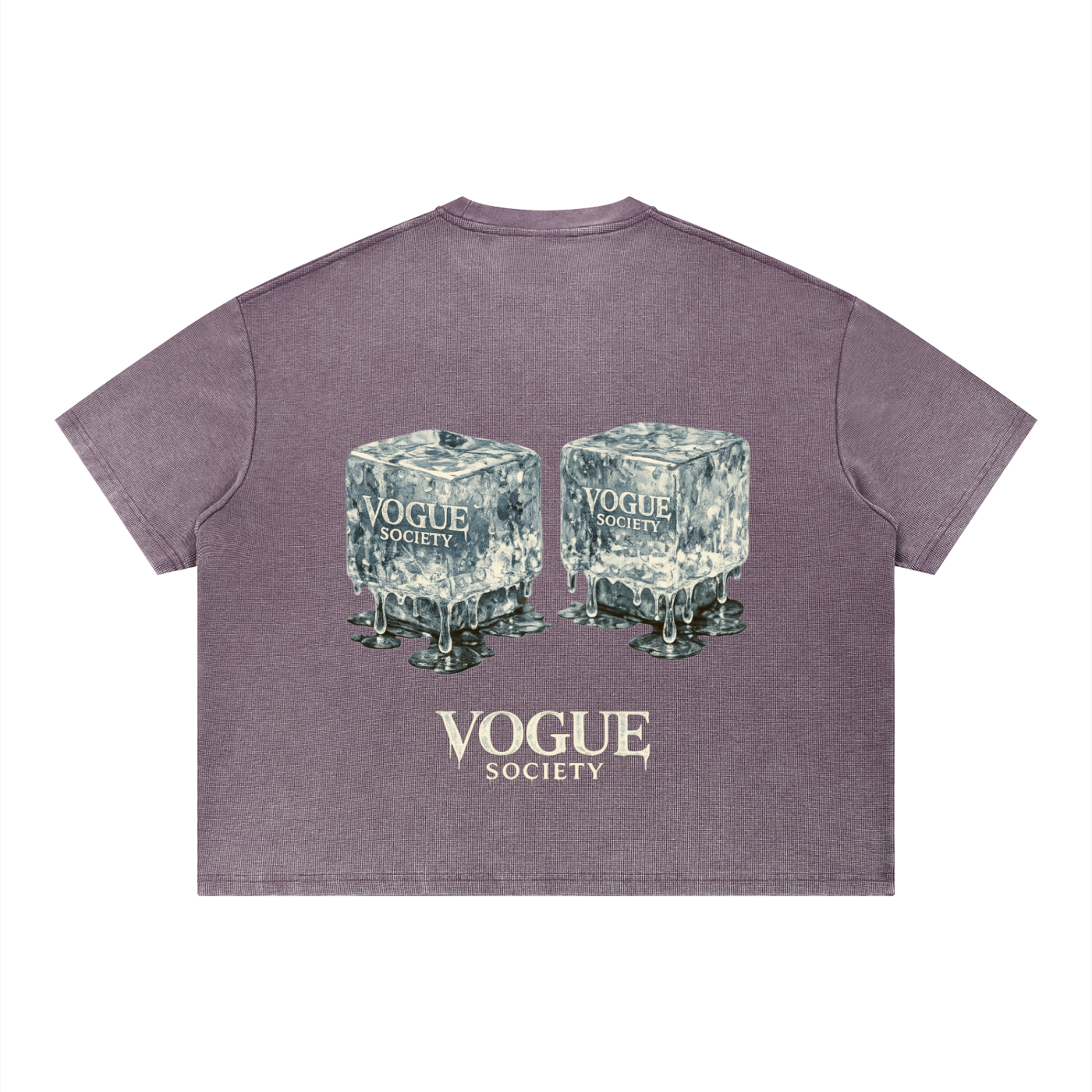 Unisex Vintage Wash Sunfade Boxy Waffle T-Shirt