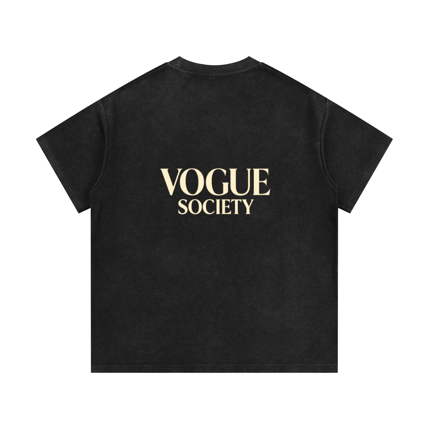 Mineral Wash Waffle Knit T-Shirt