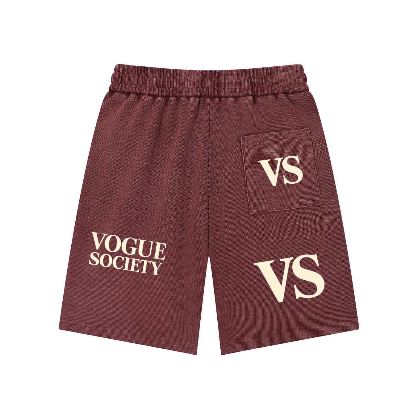 Mineral Wash Waffle Knit Shorts