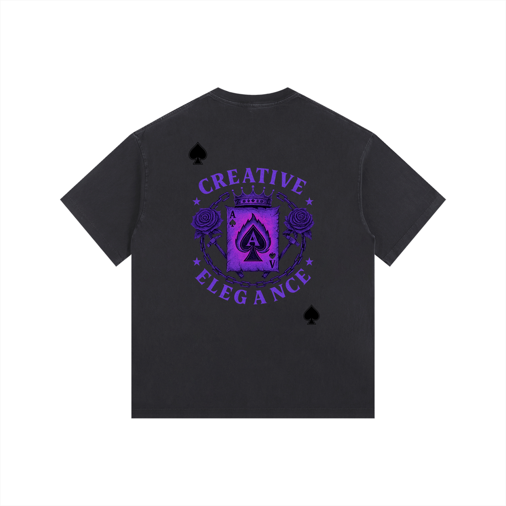 Vintage Washed Oversized Cotton T-Shirt