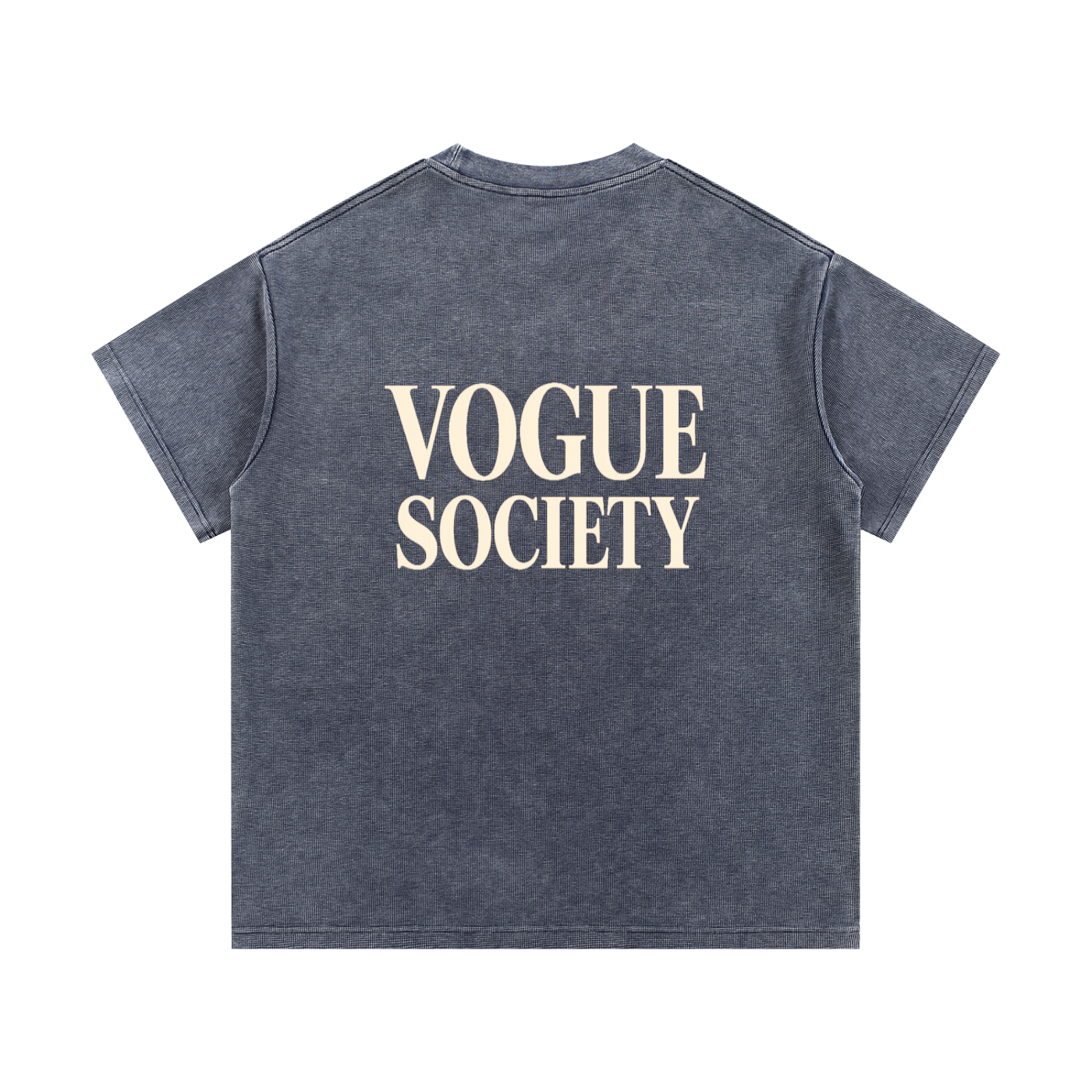 Mineral Wash Waffle Knit T-Shirt