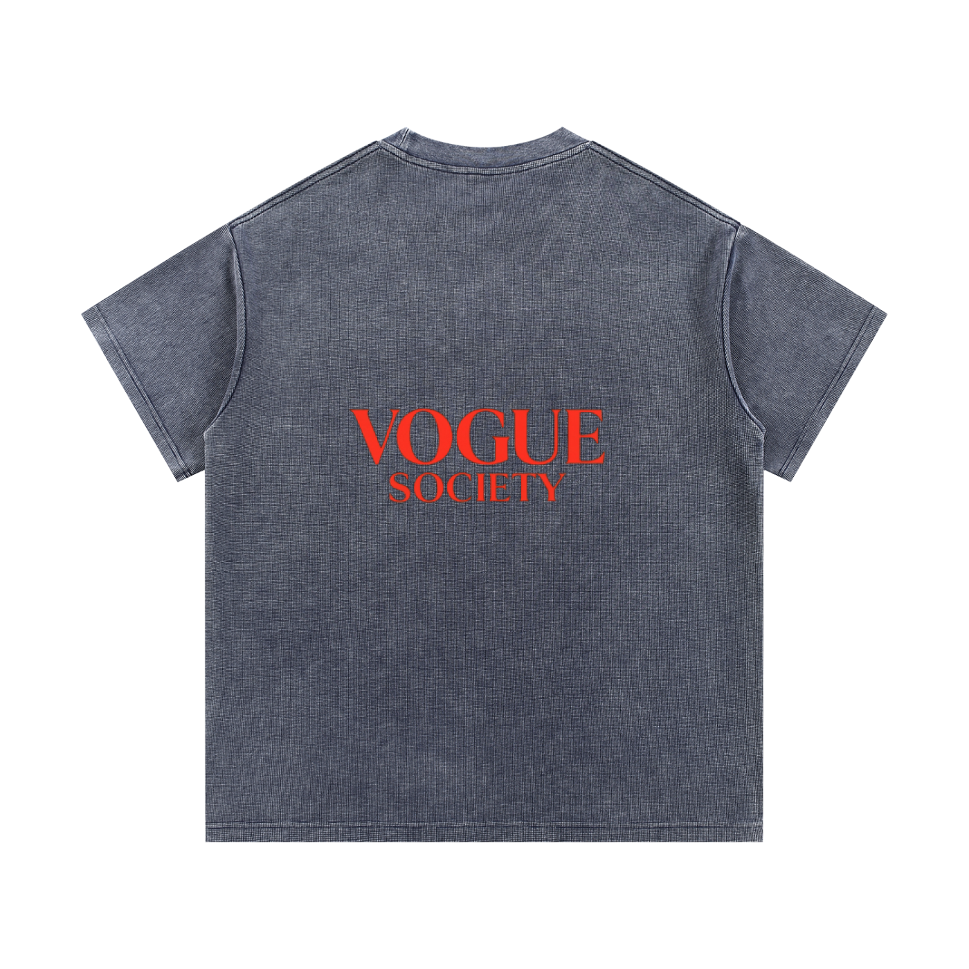 Mineral Wash Waffle Knit T-Shirt