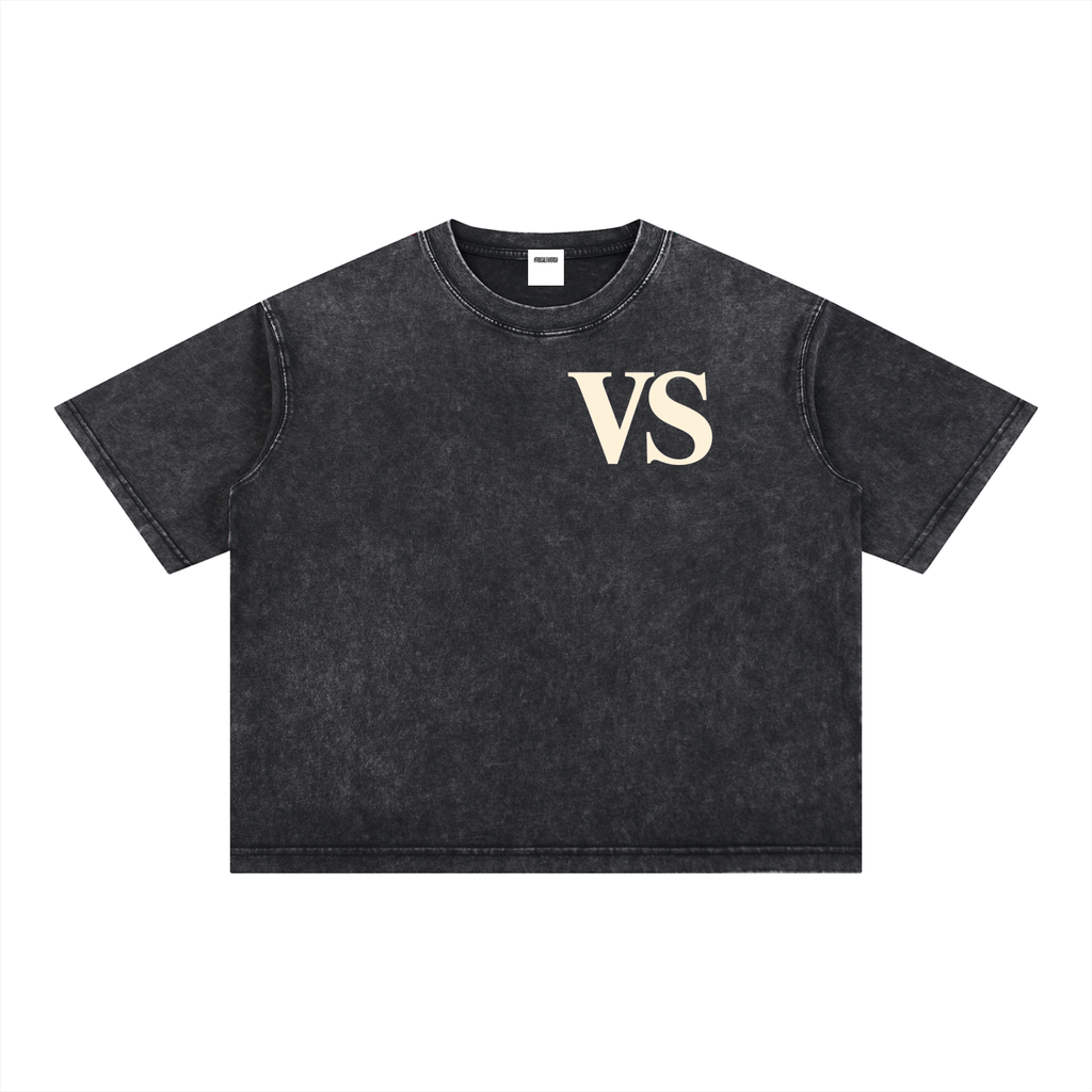 Mineral Wash Boxy Cotton T-Shirt