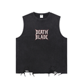 Snow Washed Raw-Hem Tank Top