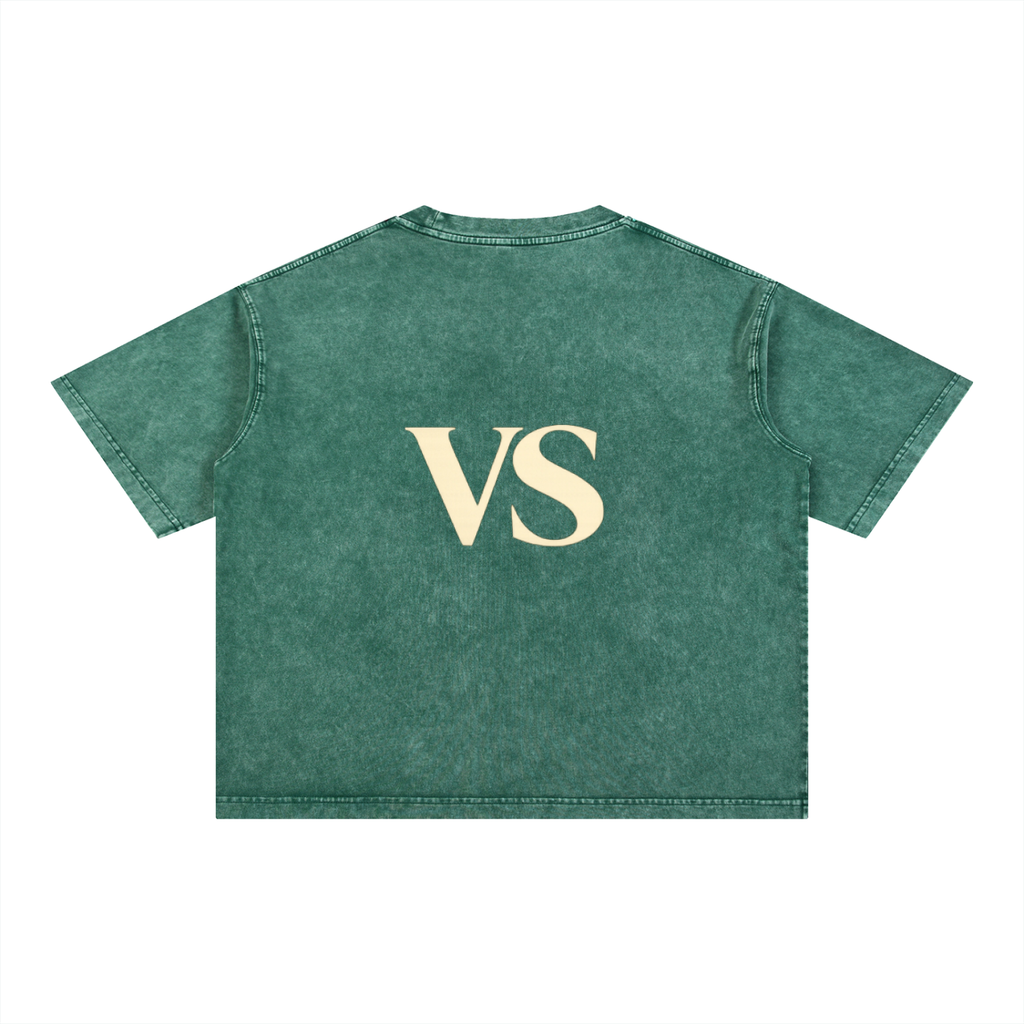 Mineral Wash Boxy Cotton T-Shirt