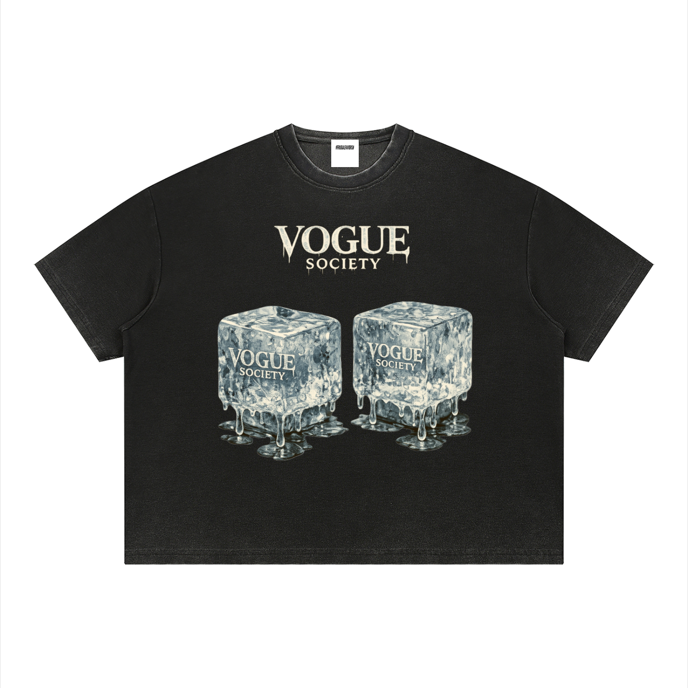 Unisex Vintage Wash Sunfade Boxy Waffle T-Shirt