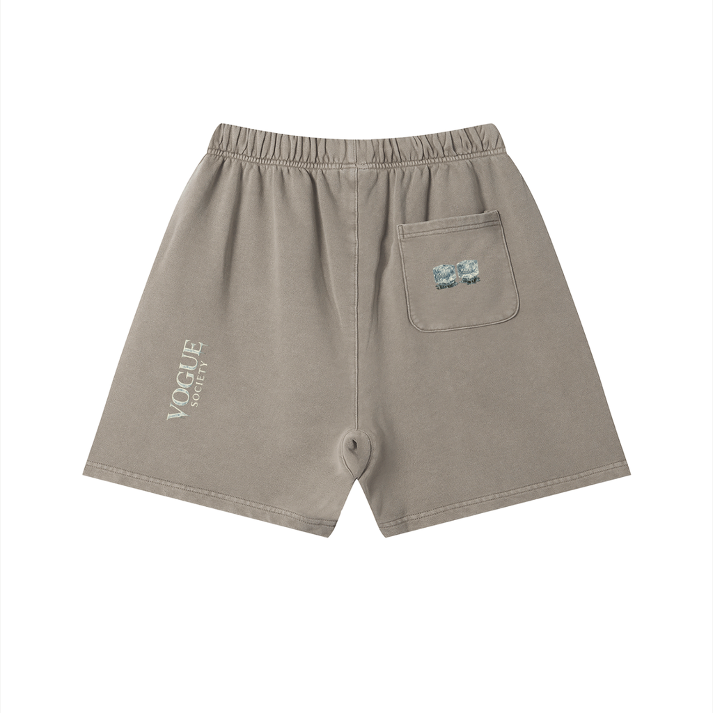 Unisex Vintage Wash Cotton Shorts