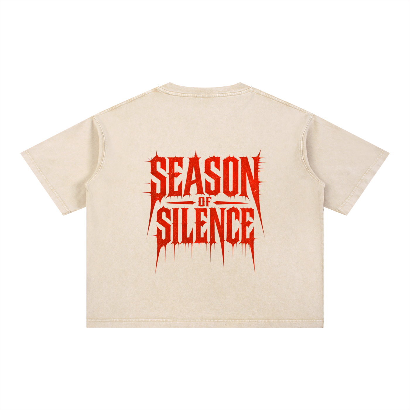 Mineral Wash Boxy Cotton T-Shirt