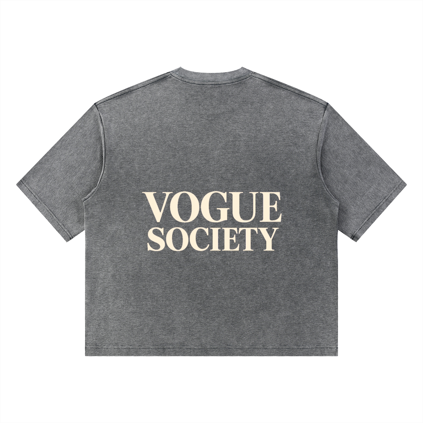 Unisex Mineral Wash Waffle Boxy T-Shirt