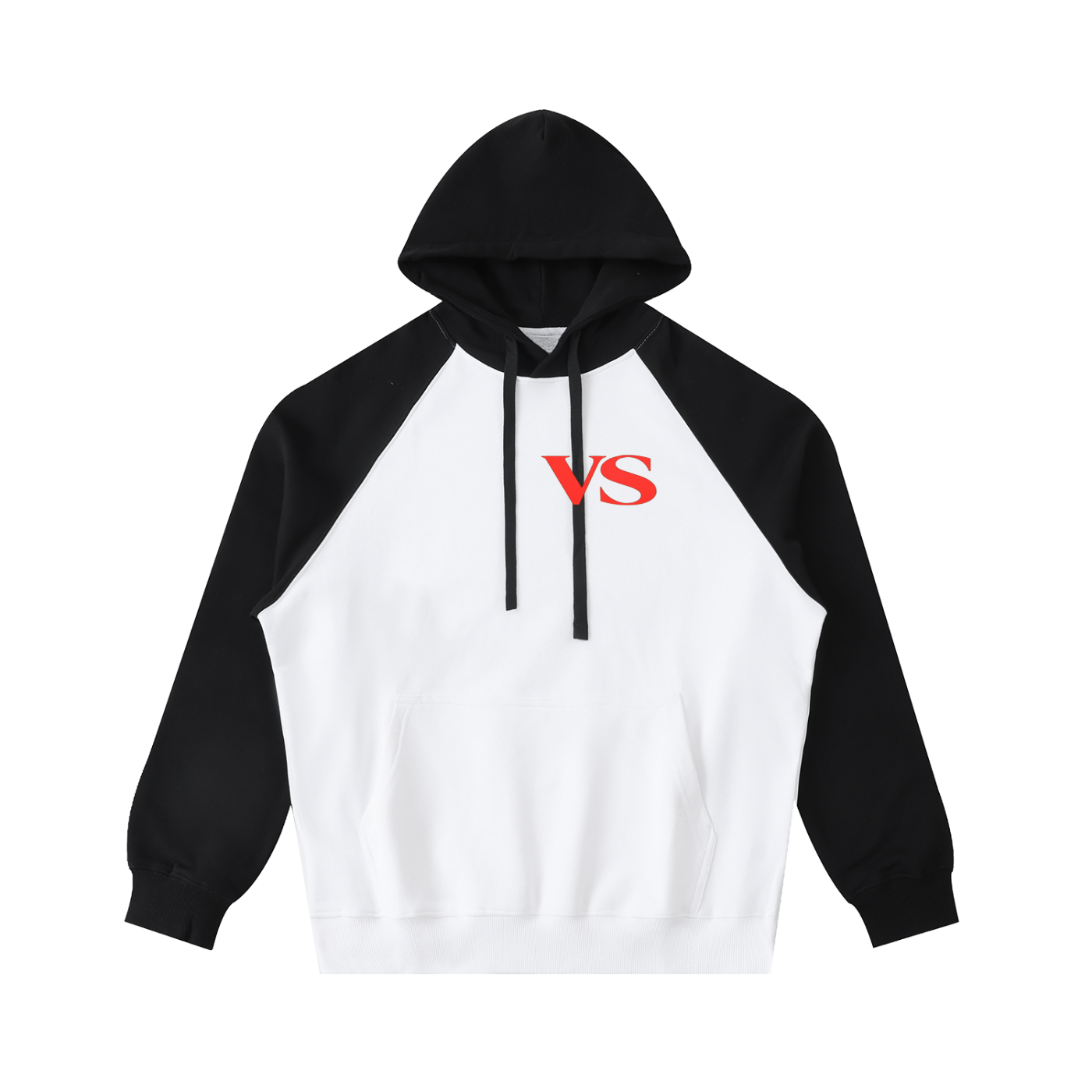Color-Block Raglan Sleeve Hoodie