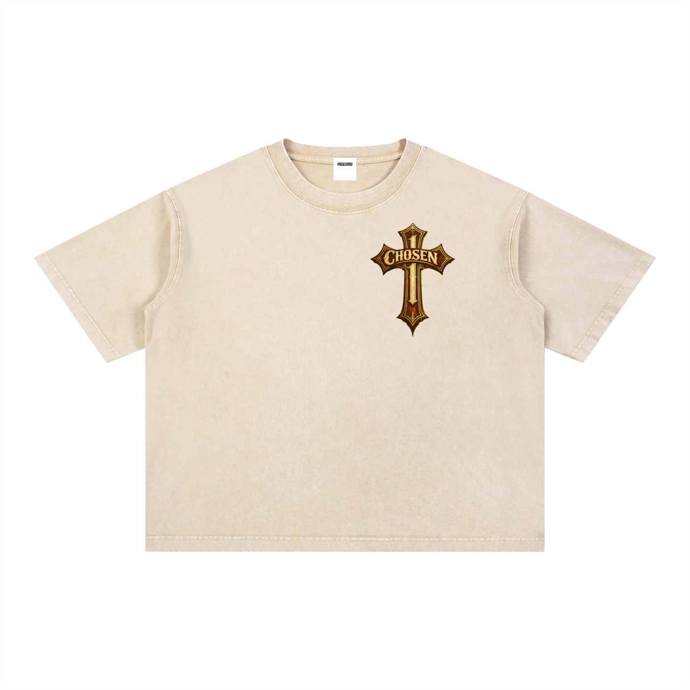 Mineral Wash Boxy Cotton T-Shirt