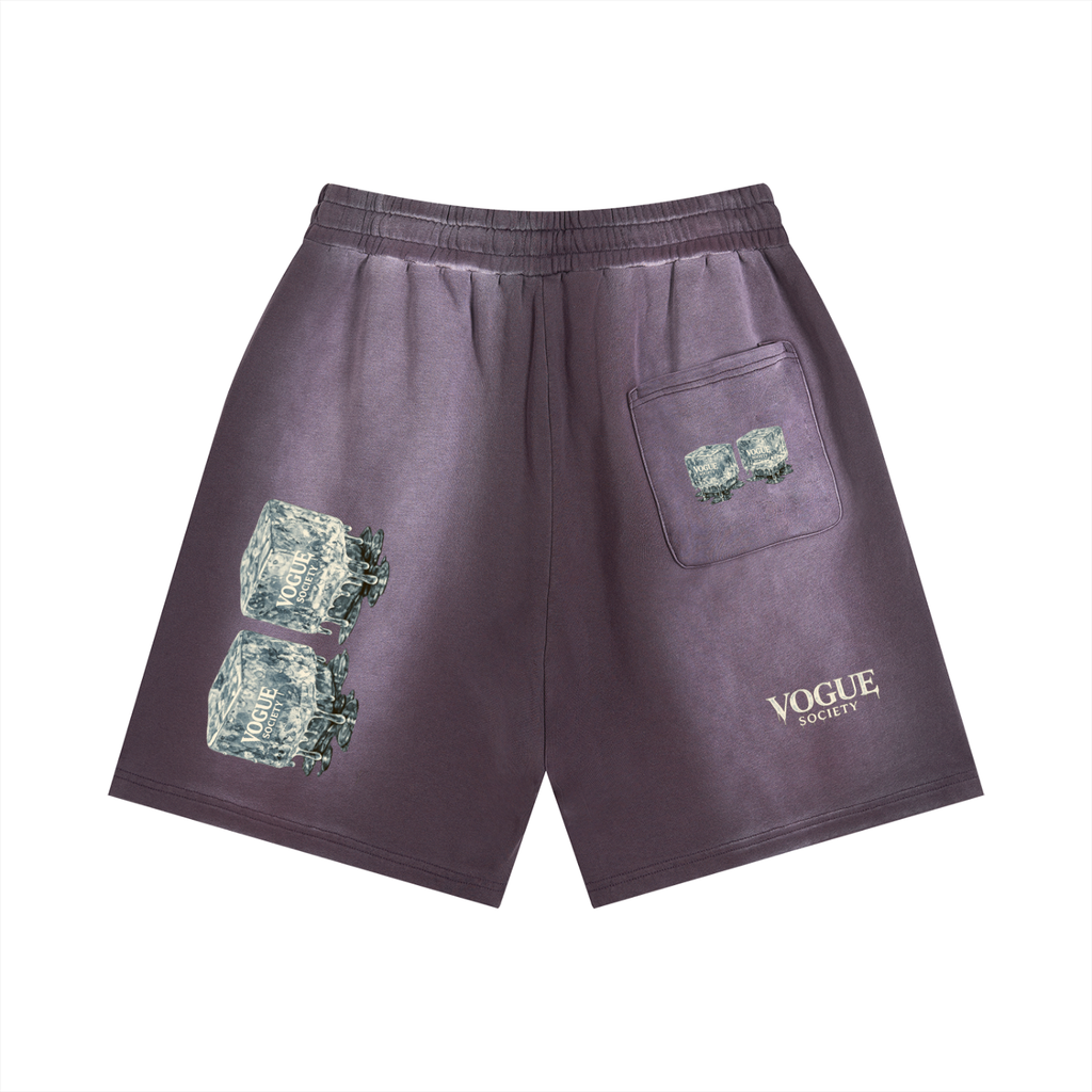 Sun Fade Distressed Shorts