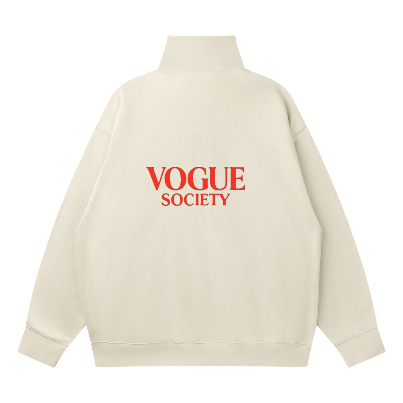 Quarter-Zip Drop Shoulder Sweatshirt