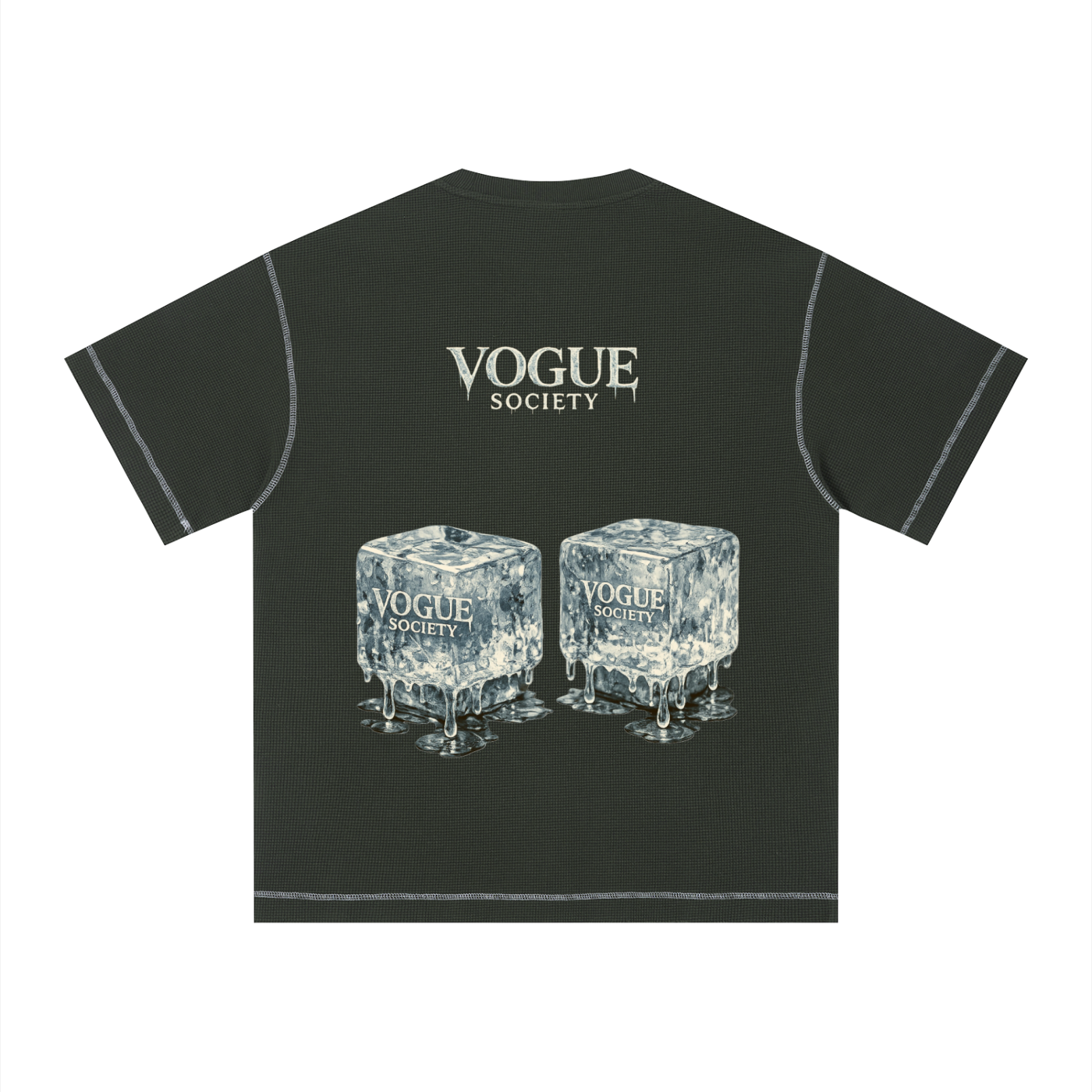 Unisex Sunfade Waffle Boxy T-Shirt