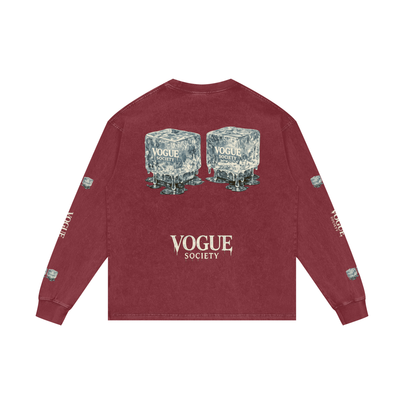 Acid Wash Oversize Long Sleeve T-Shirt (Copy)