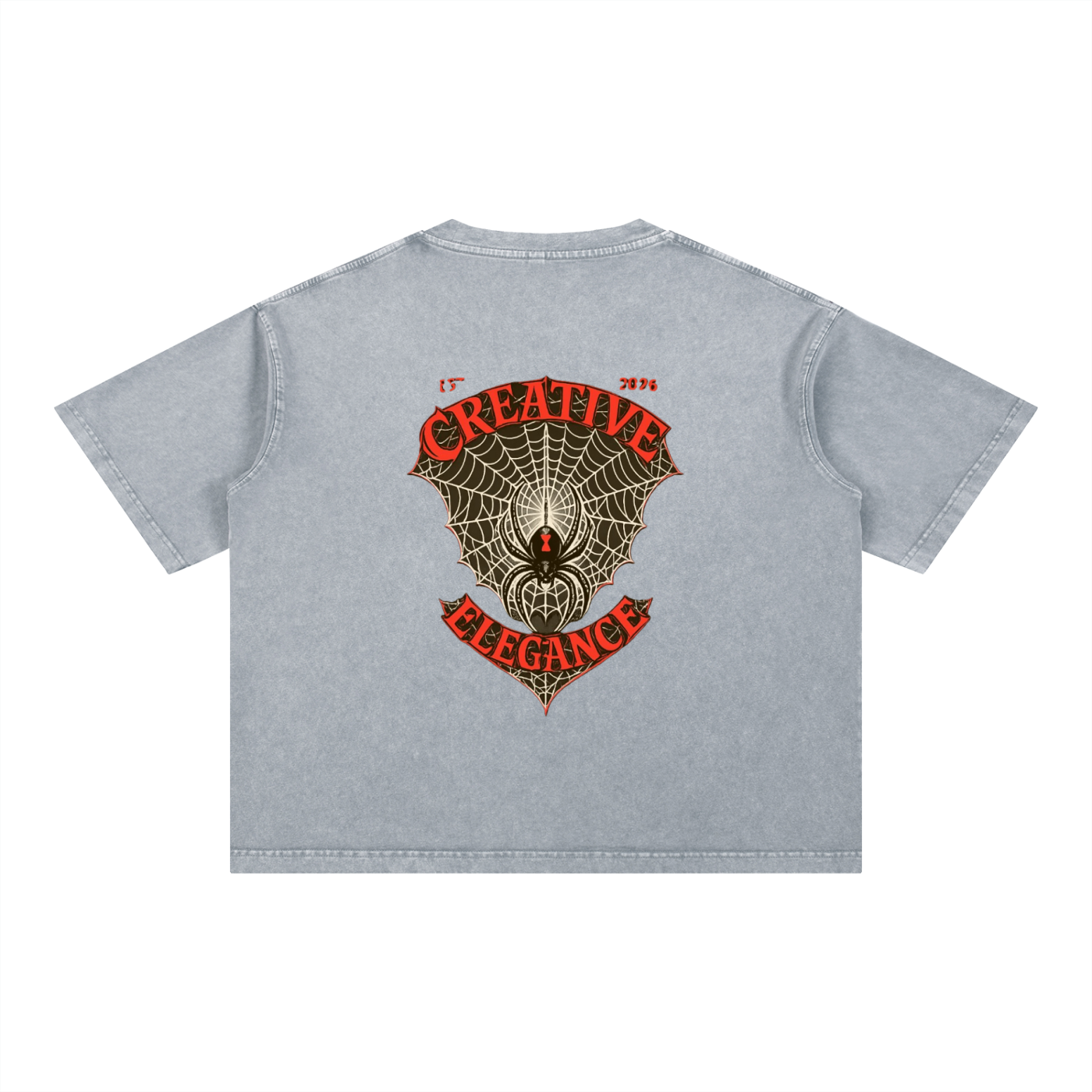 Mineral Wash Boxy Cotton T-Shirt