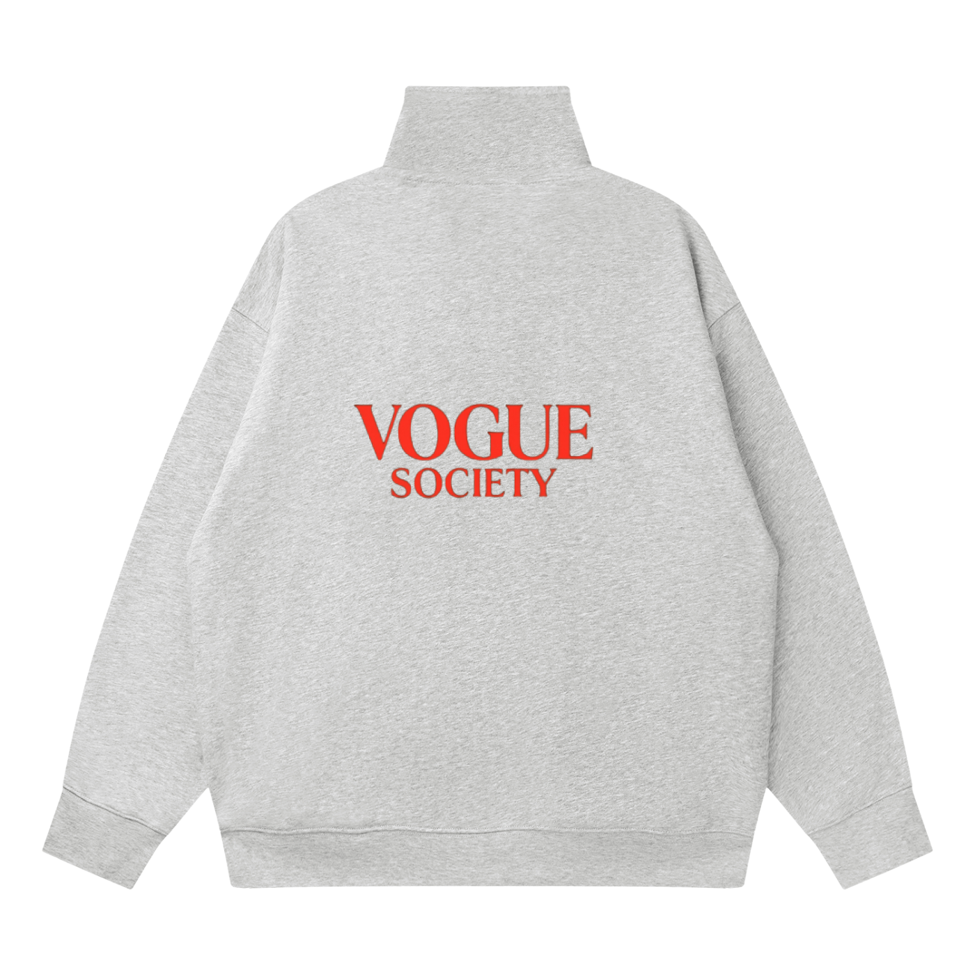 Quarter-Zip Drop Shoulder Sweatshirt