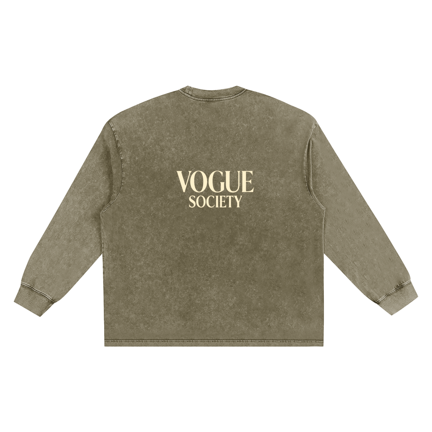 Snow Washed Frayed Edge T-Shirt