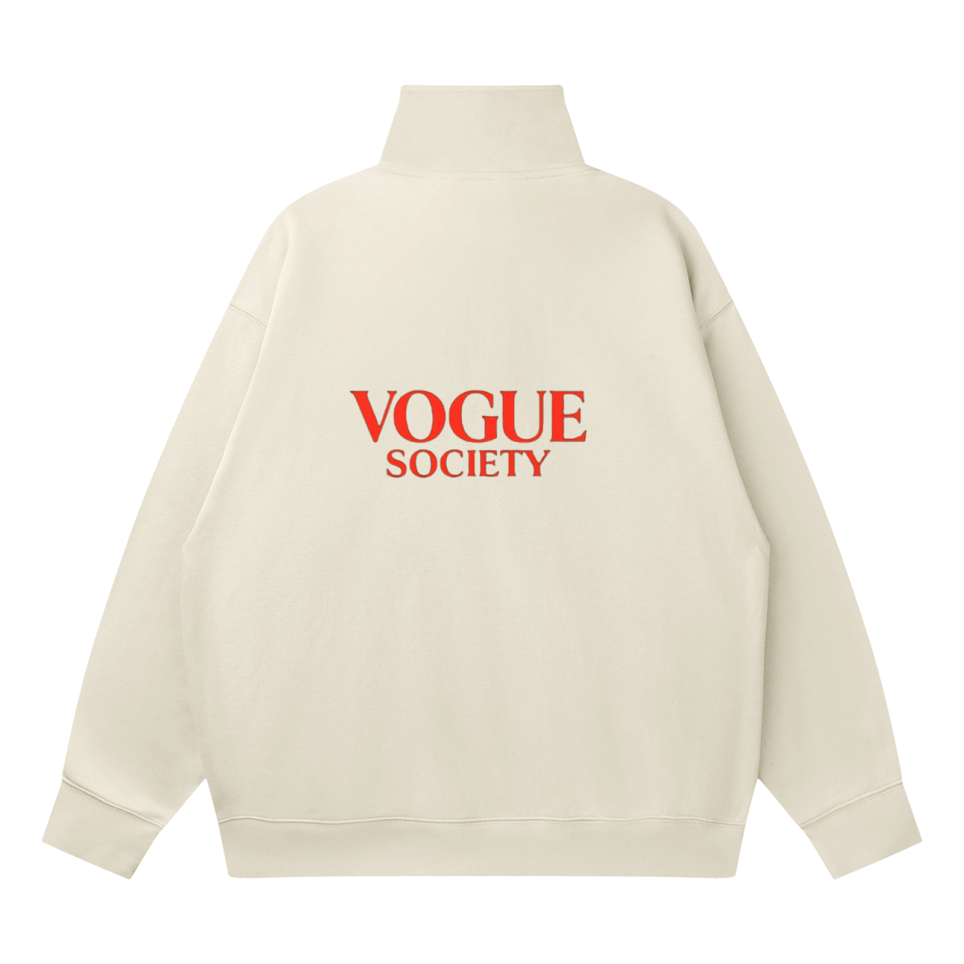 Quarter-Zip Drop Shoulder Sweatshirt