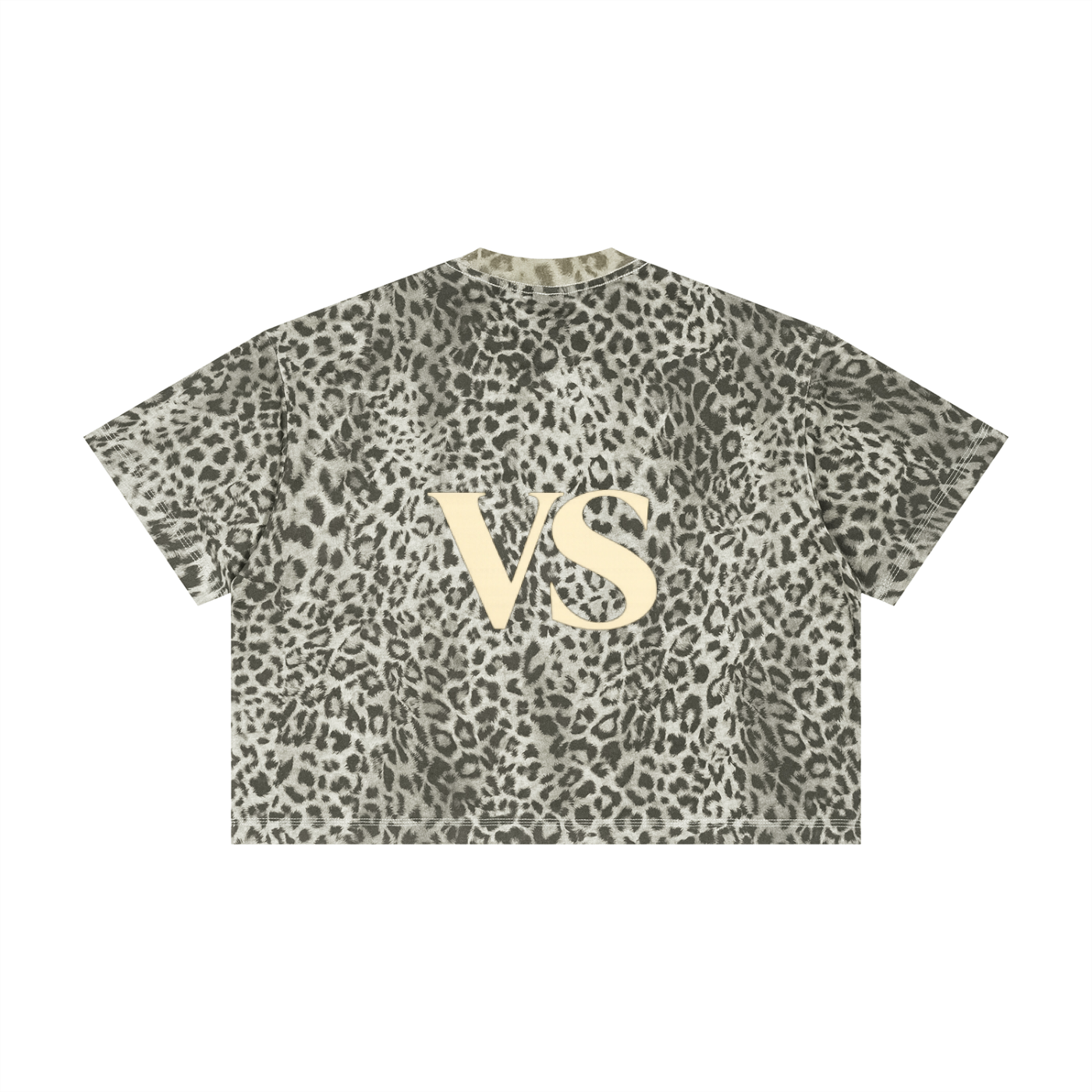 Unisex Leopard Print Boxy T-Shirt