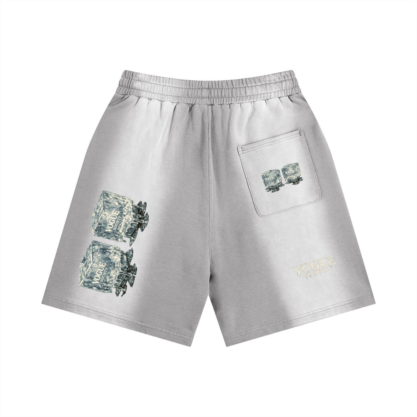 Sun Fade Distressed Shorts