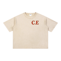 Mineral Wash Boxy Cotton T-Shirt
