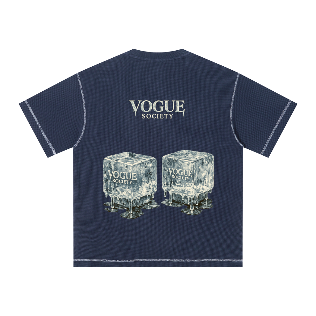 Unisex Sunfade Waffle Boxy T-Shirt