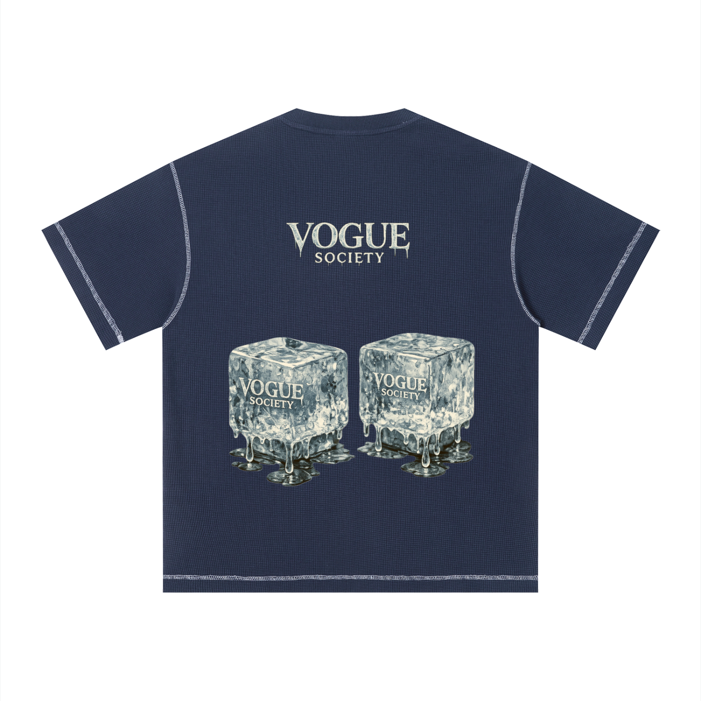 Unisex Sunfade Waffle Boxy T-Shirt