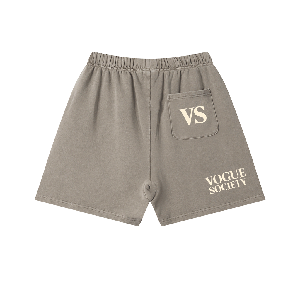 Unisex Vintage Wash Cotton Shorts