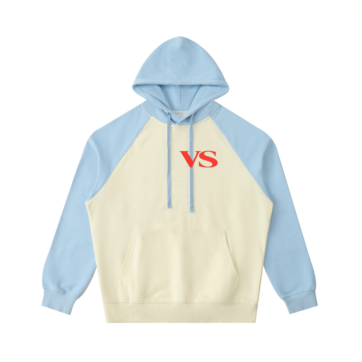Color-Block Raglan Sleeve Hoodie