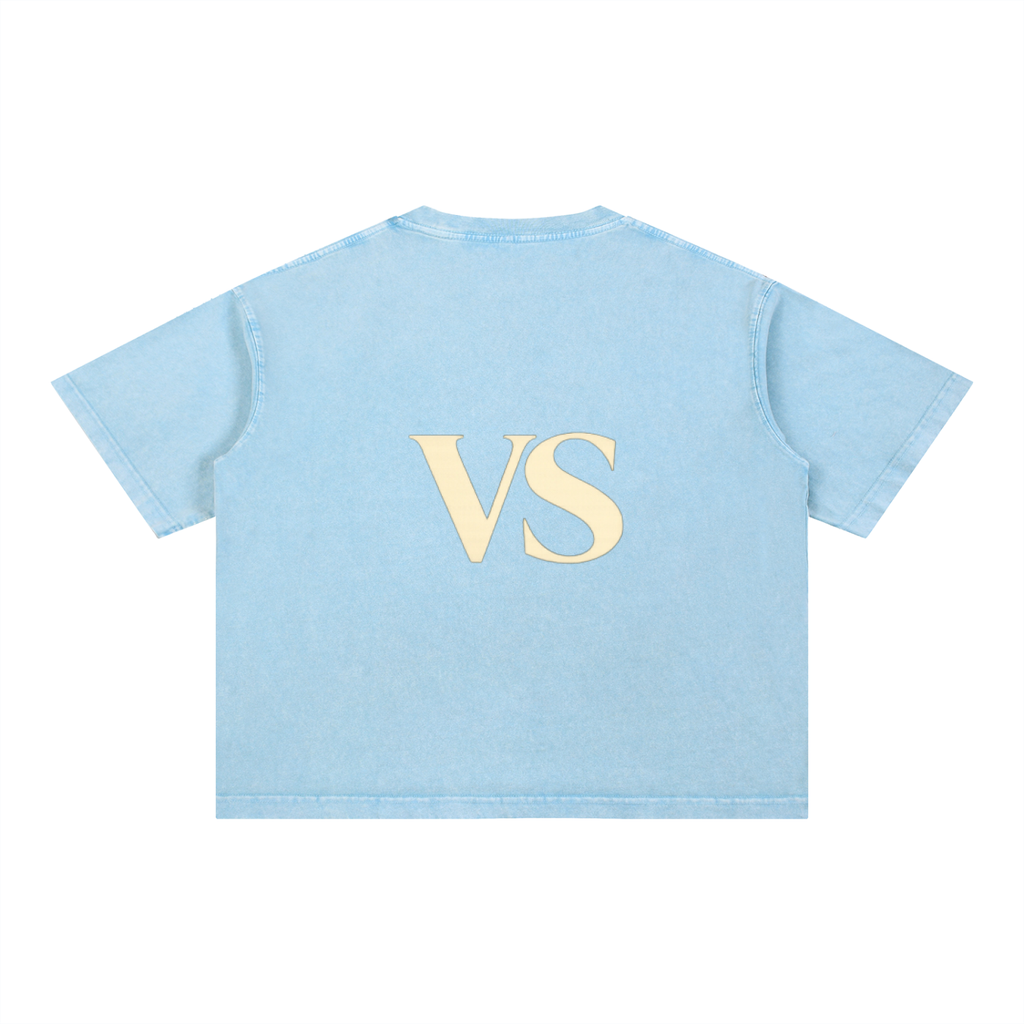 Mineral Wash Boxy Cotton T-Shirt