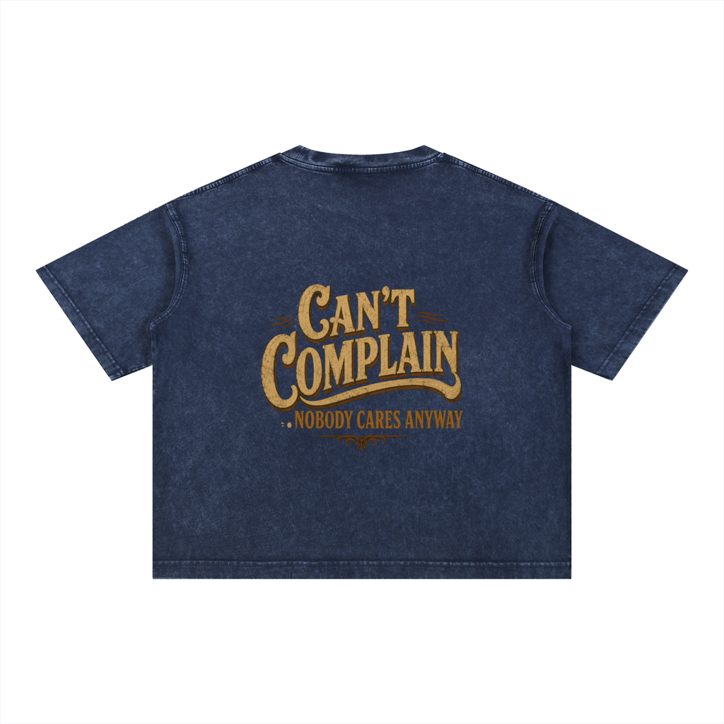 Mineral Wash Boxy Cotton T-Shirt