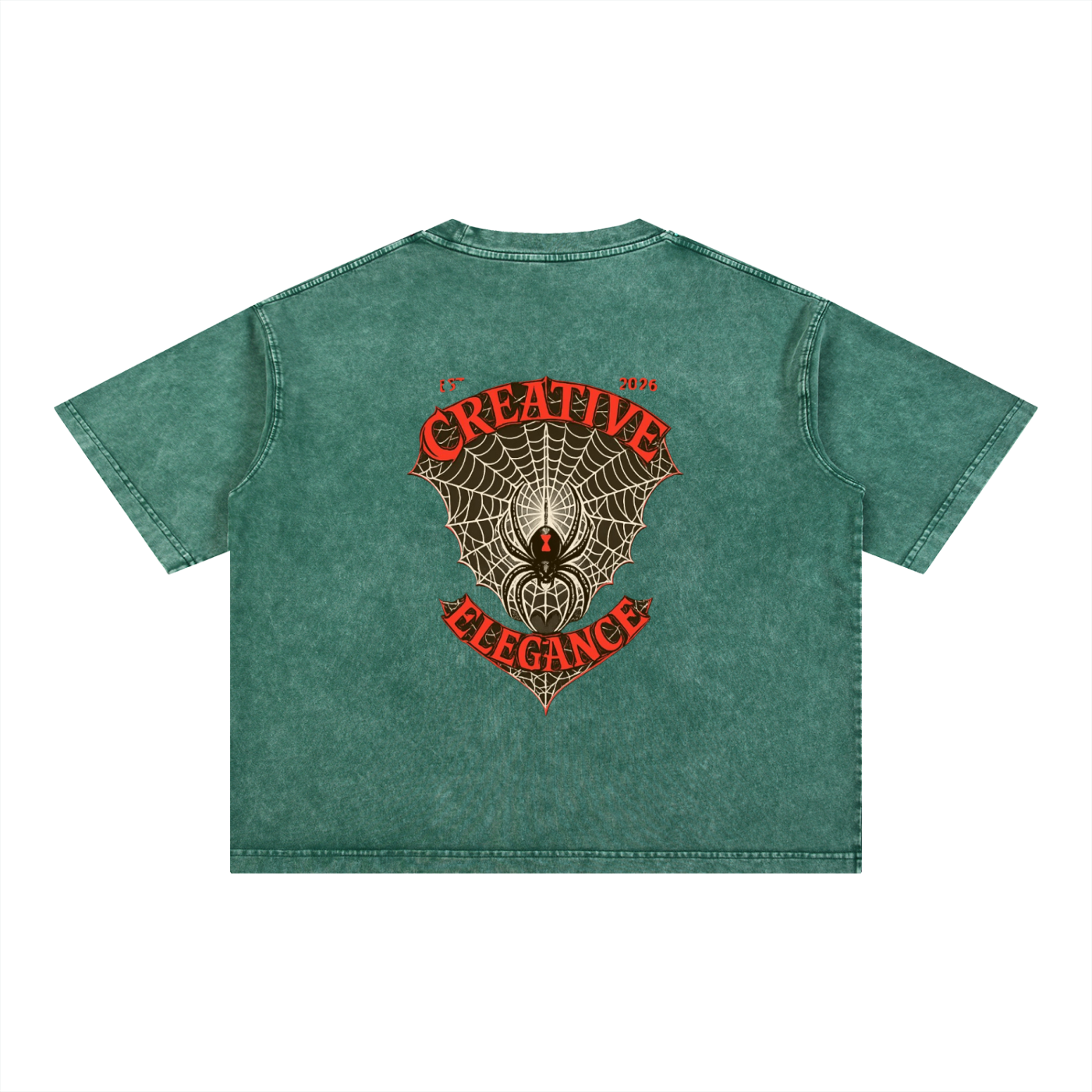 Mineral Wash Boxy Cotton T-Shirt