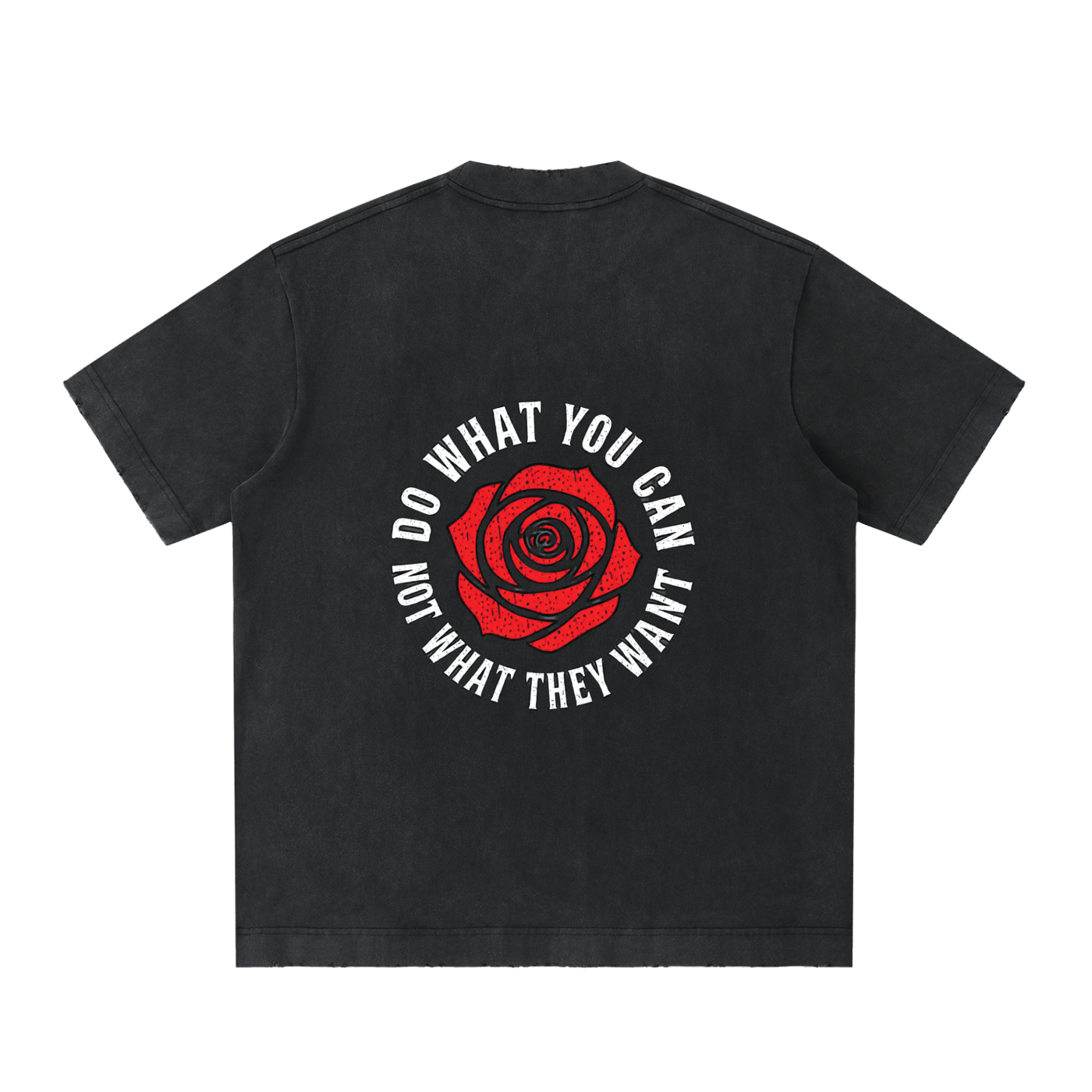 Heavyweight Vintage Washed Frayed T-Shirt