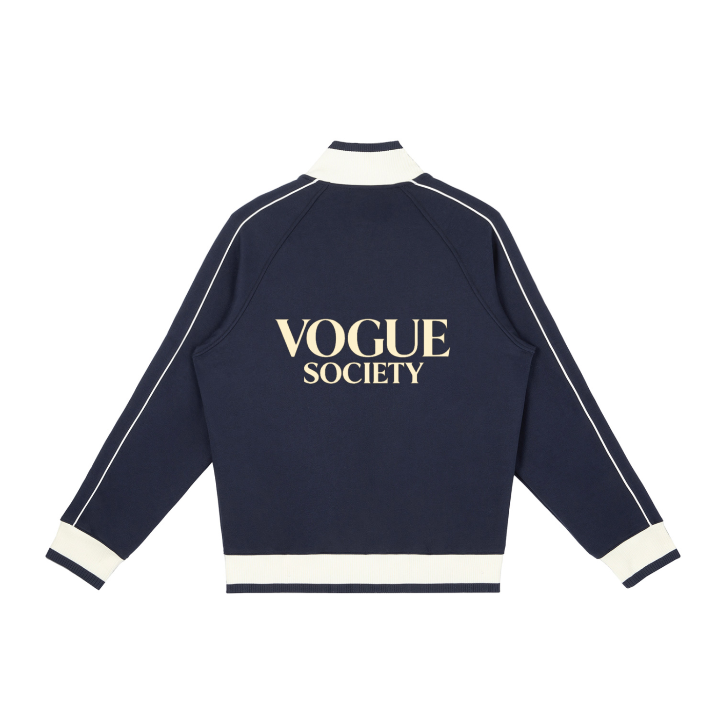 Color Block Raglan Sleeve Zip Track Jacket