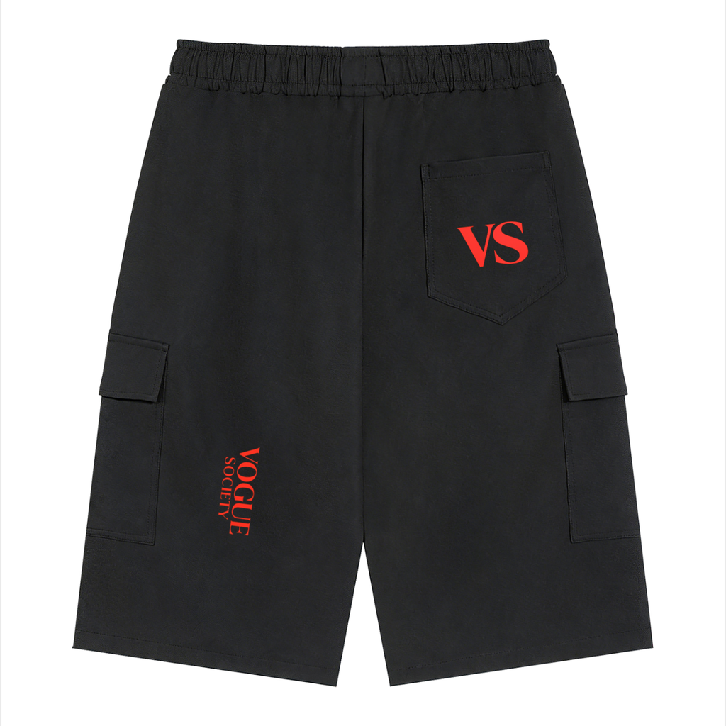 Unisex Drawstring Cargo Shorts