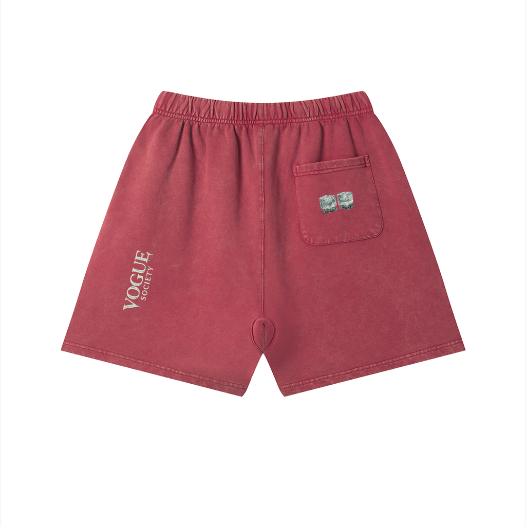 Unisex Vintage Wash Cotton Shorts