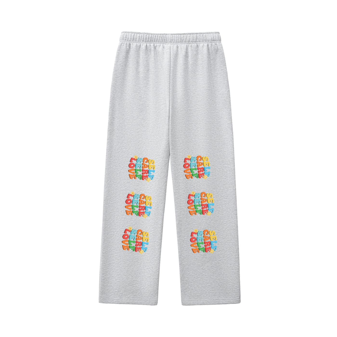 Contrast-Stitched Fleece Sweatpants